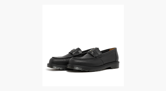 Dr Martens★MIE PENTON★BLACK CLASSIC CALF Mocassins Penton en cuir Classic Calf en Noir | Dr. Martens