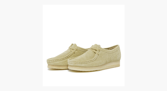 Buy Clarks Originals Wmns Wallabee Maple Suede in beige