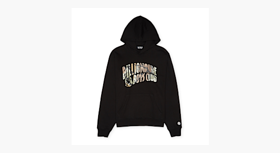 Buy Billionaire Boys Club Camo Arch Logo Hoodie in black