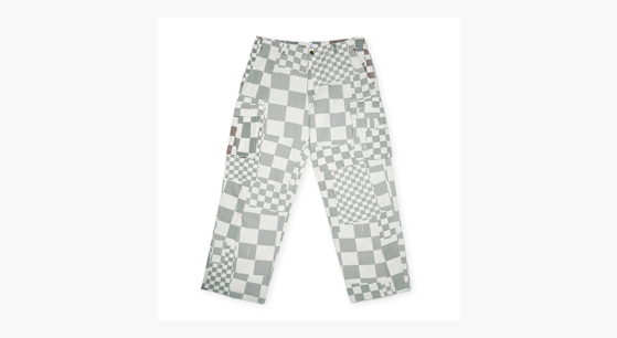 Buy ERL Unisex Printed Cargo Pants Woven in grey | ERL08P005