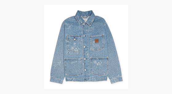 Buy Carhartt WIP Stamp Jacket in print blue | I033743-2LN35 | solebox