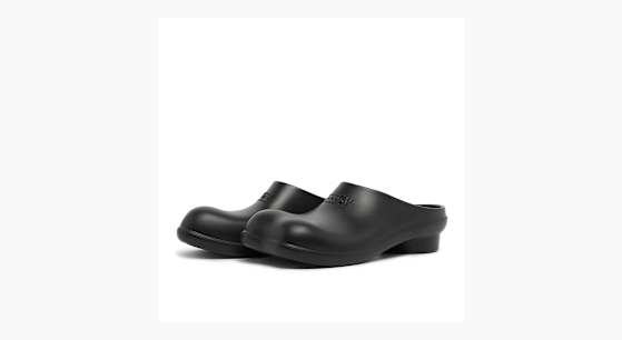 Buy MM6 Maison Margiela MM6 Slipper in zwart | SH3WX0001-P6780