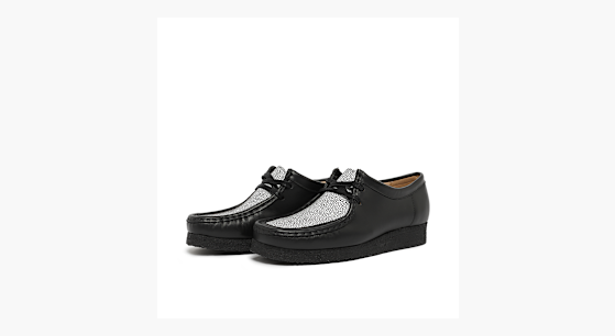 Buy Clarks Originals x Maha Wallabee in black | 26180300 | solebox