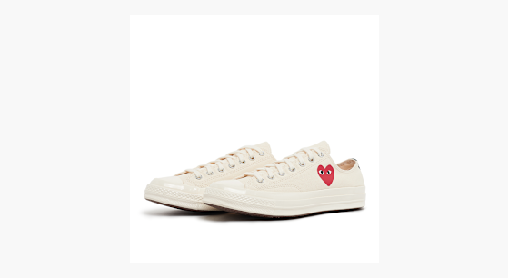 JES　2点　まとめ買い　GARCONS ST ANDREWS Buy Comme des Garcons Play Small Red Heart Chuck Taylor All