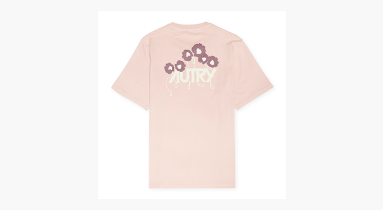 Tシャツ・カットソー AUTRY Woman T-Shirt Blush Pink TSPW88CP Buy Autry T-Shirt in light pink | TSPM88CP at solebox