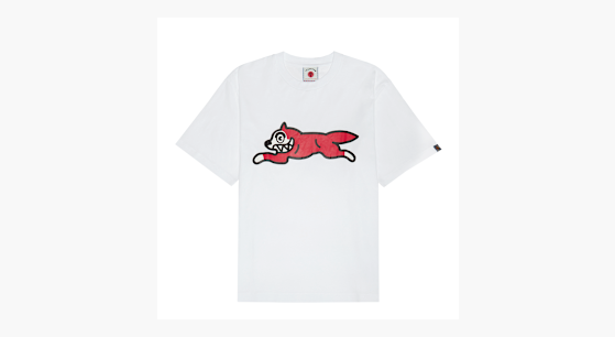 【関税込み】ICECREAM ホワイト Running Dog Tシャツ ICECREAM Running Dog T-Shirt 'White' — Kick Game