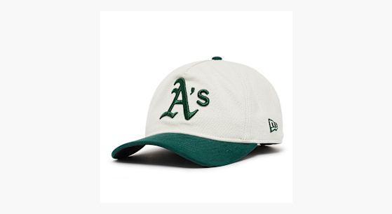 ◆SATUR◆ Signature Ball Cap Ivory Green Patch SLC-C-BCEP- David & Young Unisex Pickleball Social Club Two Toned