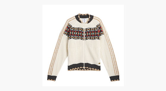 adidas x CLOT FW24 Crochet Track Jacket Asia Sizing 'Beige