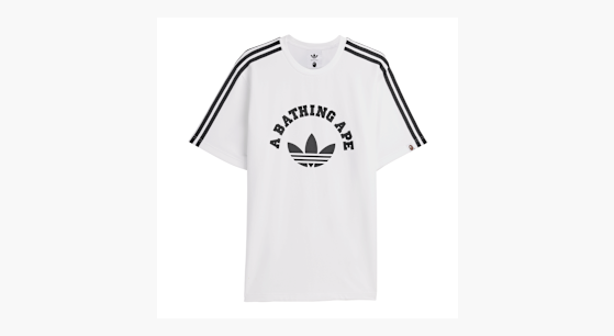 Buy adidas Originals x A Bathing Ape Tee in white | JN7120