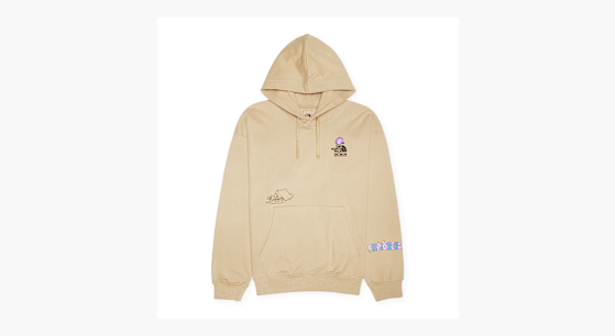 Buy The North Face Mountain Cleanup Oversized Hoodie in khaki