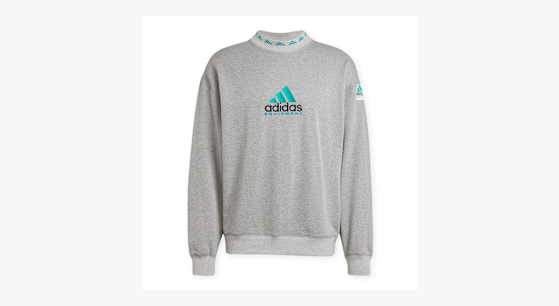 Buy adidas Originals EQT Reflect Crew Neck in grey | JP0190