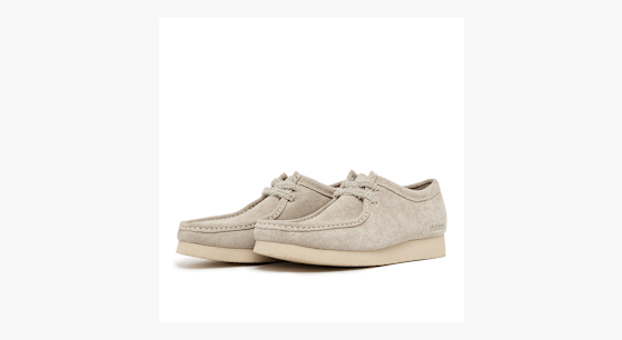 Buy Clarks Wallabee in beige | 26182221 at solebox