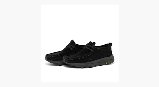 Clarks Walla Eden Lo ワラエデンロー ブラック スエード CLARKS WALLA EDEN LO BLACK SUEDE | Shop at PUKAS SURF SHOP