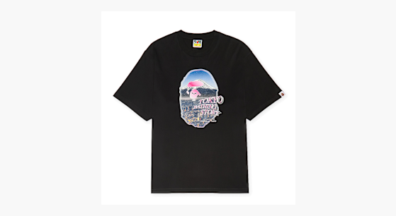 Buy A Bathing Ape Cityscape Ape Head Relaxed Fit Tee in