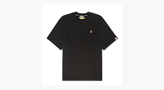 Buy A Bathing Ape One Point Relaxed Fit Tee in black