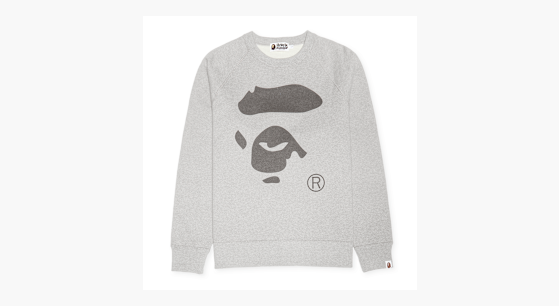 O*G様 APE FACE CREWNECK SWEATSHIRT エイプ スウ AAPE APE FACE SWEATSHIRT – aapeus.com