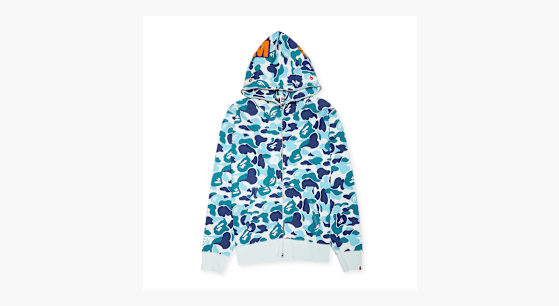 ピ*オ様 ABC CAMO CRYSTAL STONE SHARK FULL Z A BATHING APE｜ABC CAMO CRYSTAL STONE SHARK FULL ZIP HOODIE