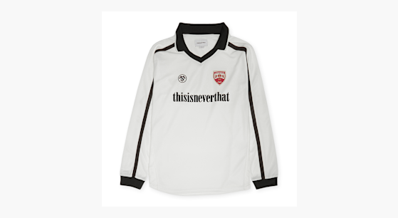 THISISNEVERTHAT【送料込】Soccer Jersey Buy thisisneverthat Soccer Jersey in white | TN243TTSLT01
