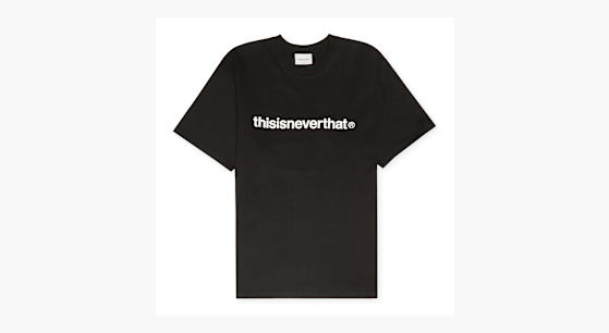 Buy thisisneverthat T-Logo Tee in schwarz | TN240TTSST01-BLK