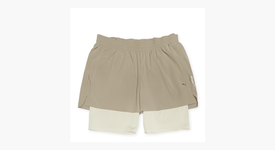 Buy PUMA MMQ Running Shorts in beige | 629354-83 | solebox
