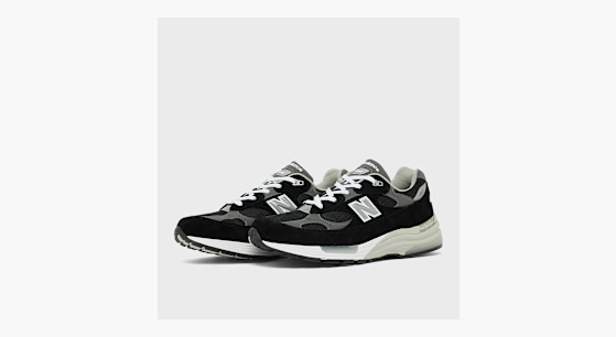 Buy New Balance 992 Made in USA (U992BK) in black | U992BK | solebox