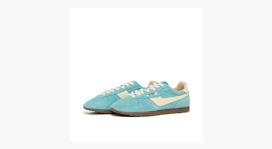 スニーカー AUTRY Women Sneakers WSLWUB17 Blue Autry Sneakers Windspin In Suede And Leather Color Blue