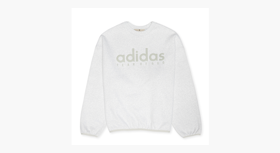 Buy adidas Originals x Fear Of God Athletics Heather Crewneck in