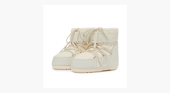 Buy Moon Boot Wmns Icon Low Rubber in cream | 80D1409380-L002