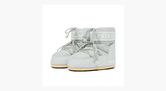 MOON BOOT（ムーンブーツ） ICON LOW NYLON 　サイズ42 ICON LOW WHITE NYLON BOOTS | Moon Boot®