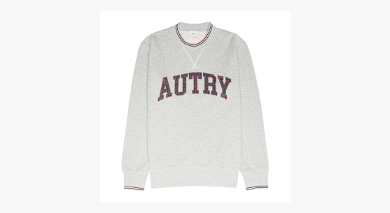AUTRY ロゴパーカー フーディー スウェット ホワイト イタリア製 AUTRY ロゴパーカー フーディー スウェット ホワイト イタリア製