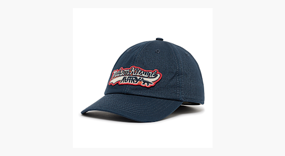 Buy Autry x Maison Kitsune Cap in blue | ACPUMK3B | solebox