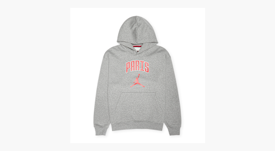 Buy Jordan M J Paris City Hbr Flc Po carbon heather in grijs