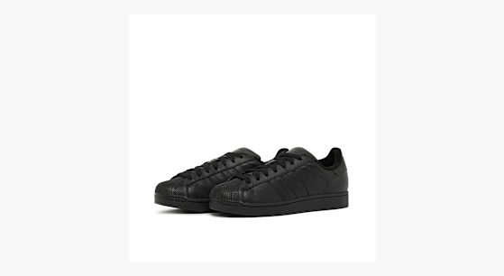 スニーカー adidas Superstar II Black JI0081 adidas Superstar II Shoes - Black | Free Shipping with