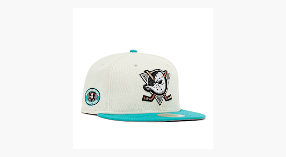 Buy New Era MLB Chrome Pack 59Fifty Anaheim Ducks in beige