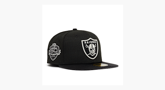 Buy New Era 59Fifty Satin Pack Las Vegas Raiders in black