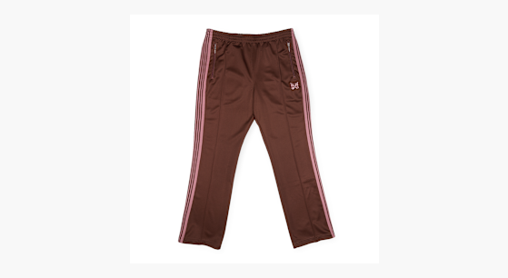 Buy Needles Narrow Track Pant in brown | RW317-BROWN | solebox