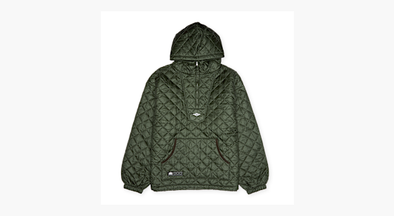 Buy Umbro by Slam Jam Masked Diamond Anorak in green