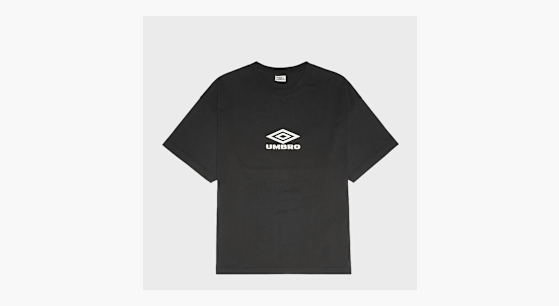 Buy Umbro by Slam Jam OG Logo T-Shirt in black | UBMW0238JY55-0020