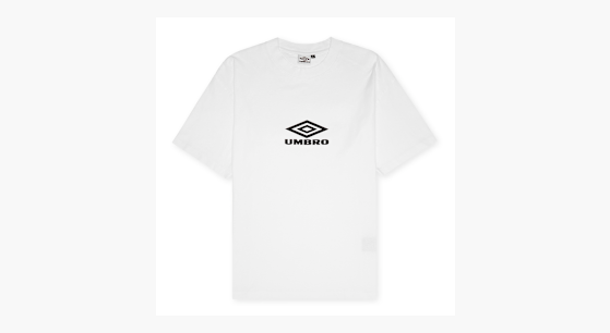Buy Umbro by Slam Jam Basic T-Shirt in white | UBMW0408JY125