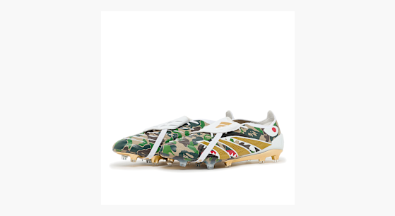 シューズ 26cm BAPE adidas Predator Elite FG CAMO Bape X Adidas Predator Elite Fold Over Tongue Firm Ground