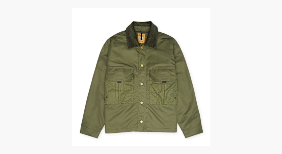 Buy Brain Dead Cropped Chore Jacket in green | 3094-GRN | solebox