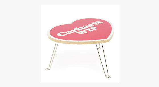 Buy Carhartt WIP Heart Folding Table in red | I035830.3FXXX.06. at