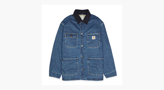 Buy Carhartt WIP OG Chore Denim Coat in blue | I035877.45306.03