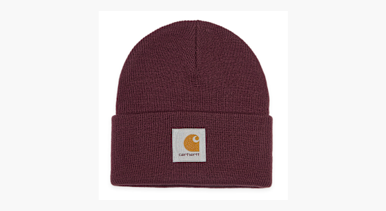 Buy Carhartt WIP Schooling Beanie in red | I035521.3DVXX.06. | solebox