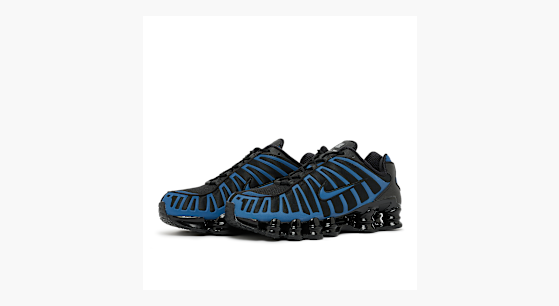 Buy Nike Shox TL in black/court blue-metallic silver | IH1338-002