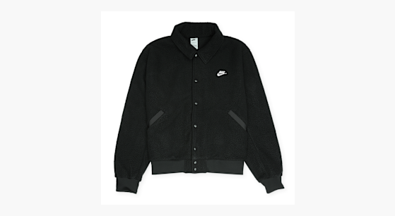 Kaufe Nike Club Sherpa Coaches Jacket in schwarz | HV1429-010 bei