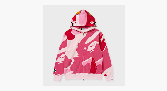 Buy A Bathing Ape Mega ABC Camo Double Shark Relaxed Fit Full Zip