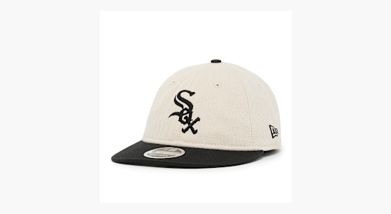 Buy New Era Americana Herringbone 9Fifty Retro Crown Chicago White Sox in  black 60772888 at solebox