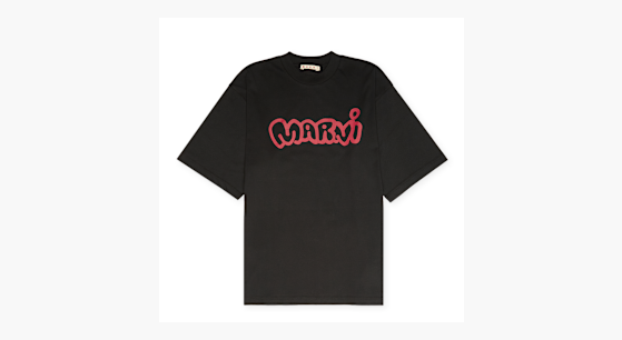 Buy Marni Shortsleeve T-Shirt in black | HUMU0223WP-USCY53-LON99