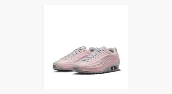 Buy Nike Wmns Shox Z in pink foam/metallic silver-grey fog